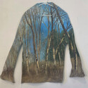 Shirt, from Walk with Me series, oil on paper  36 x 28